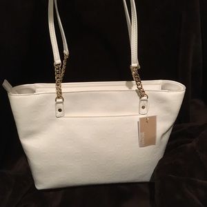 NWT Michael Kors White Tote